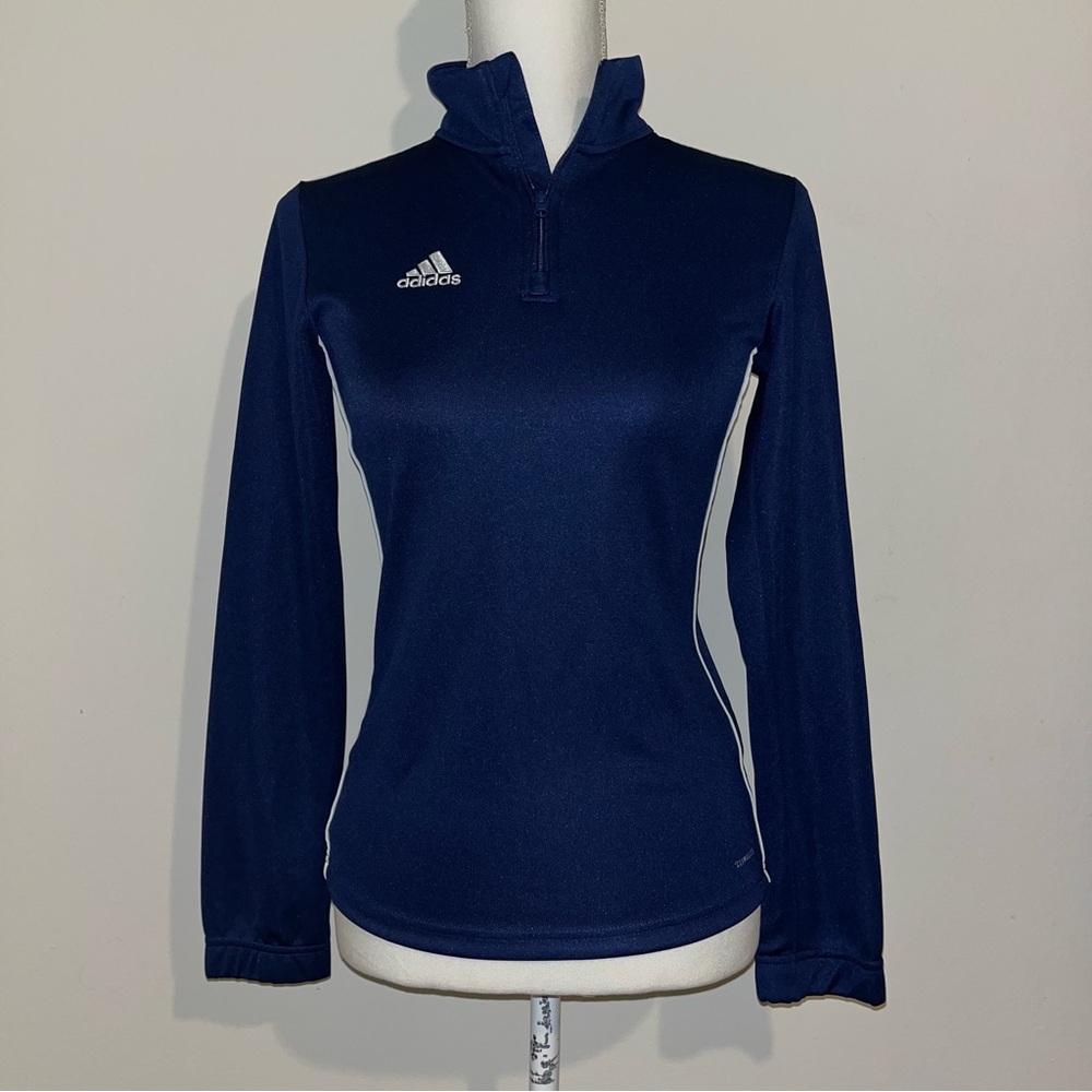 Adidas | Navy blue Half-Zip athletic jacket